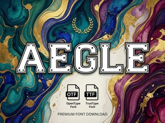 Aegle: A Font for Bold Campaigns