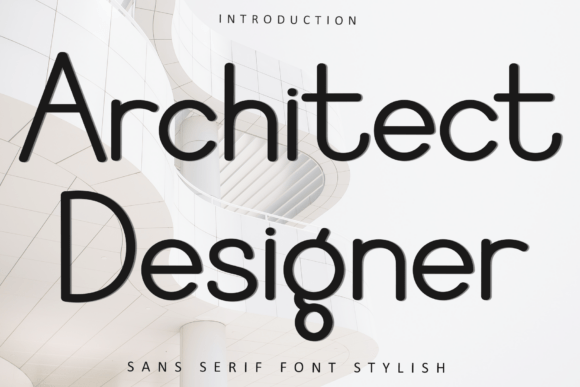 Architect Designer Font for Creative Projects