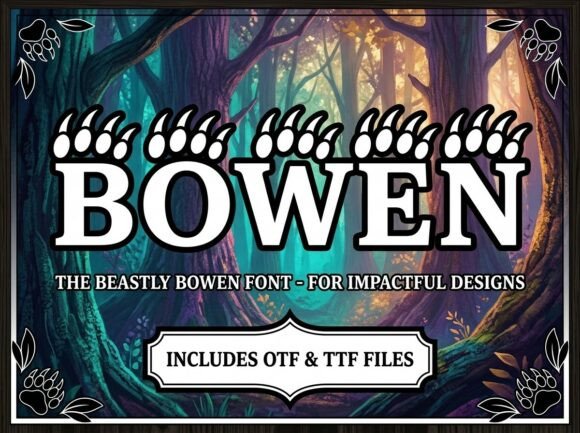 Bowen Font: Bold & Beautiful