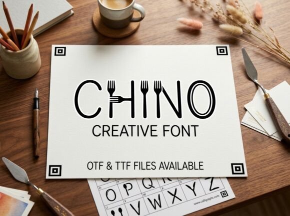 Chino Font for Web Design