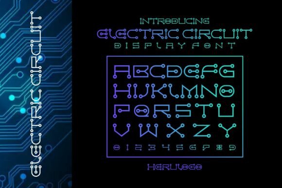 Circuit Electric Font