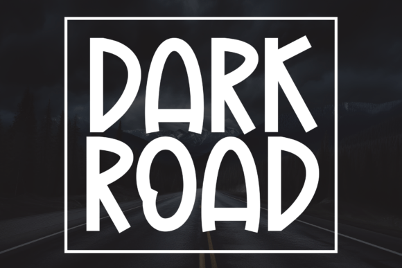 Dark Road Font for Elegant Branding