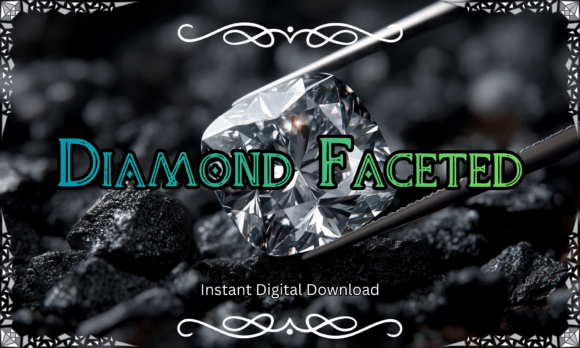 Diamond Faceted Font for Elegant Branding
