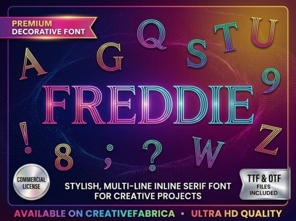 Freddie Font: Bold & Electrifying