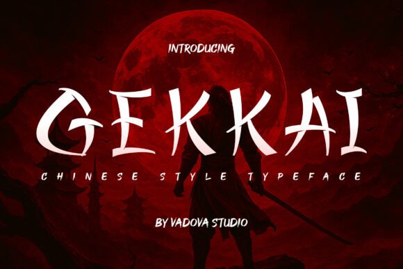 Gekkai: Bold Display Font for Impactful Campaigns