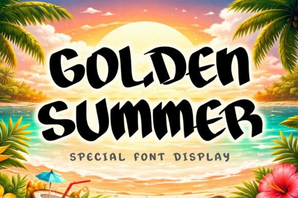Golden Summer Font for Bold Branding
