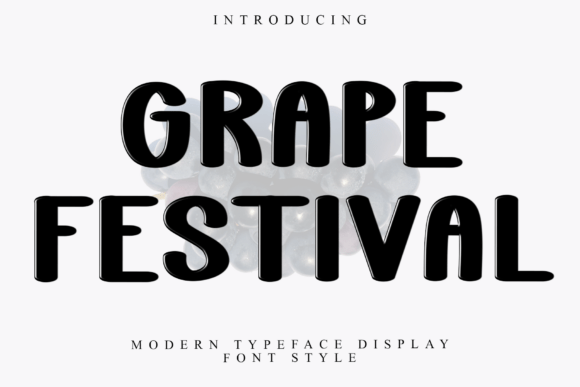 Grape Festival Font for Web Design