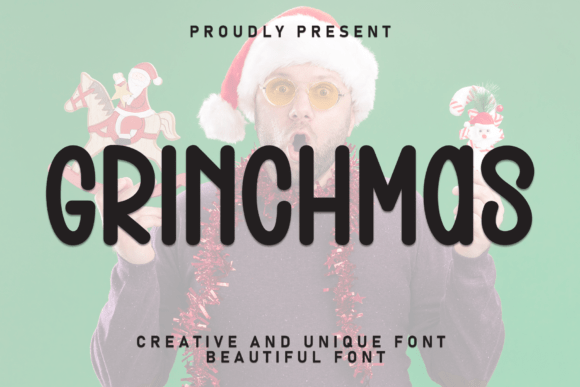 Grinchmas Font: Creative Display Type