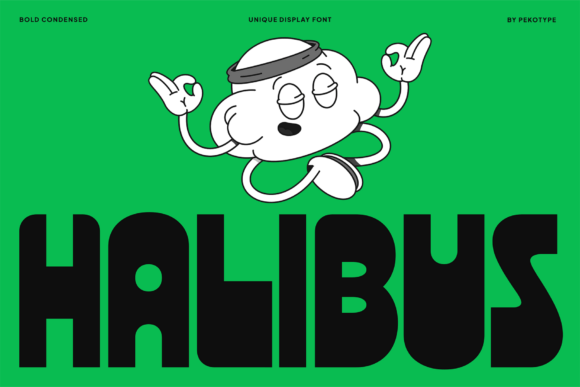 Halibus: A Bold Display Font