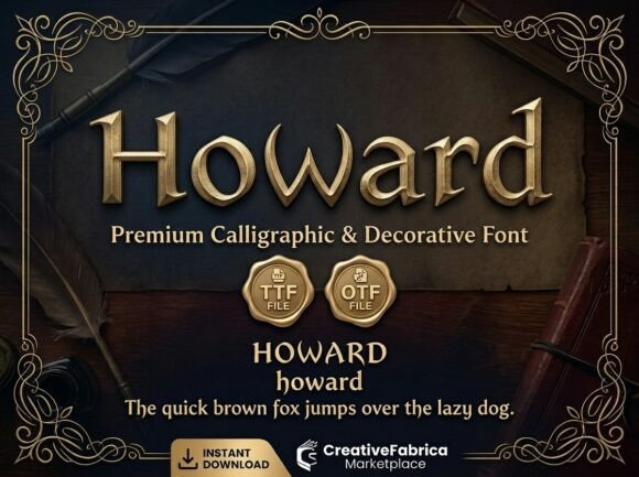 Howard: A Premium Display Font