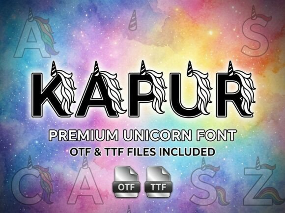 Kapur: A Magical Display Typeface