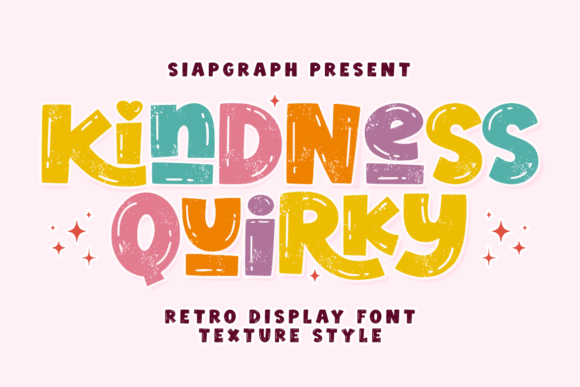 Kindness Quirky Texture Font