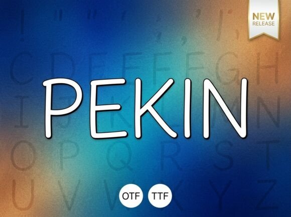 Pekin Font: Bold & Beautiful
