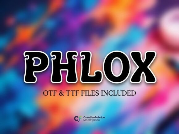 Phlox: A Playful Display Font for Branding