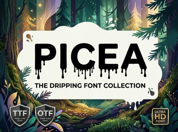 Picea: A Bold Display Typeface