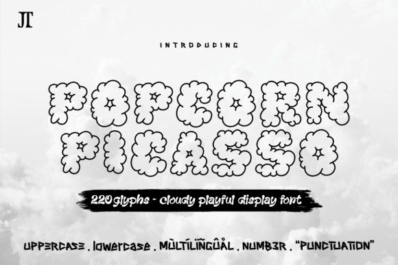 Popcorn Picasso Font for Bold Branding