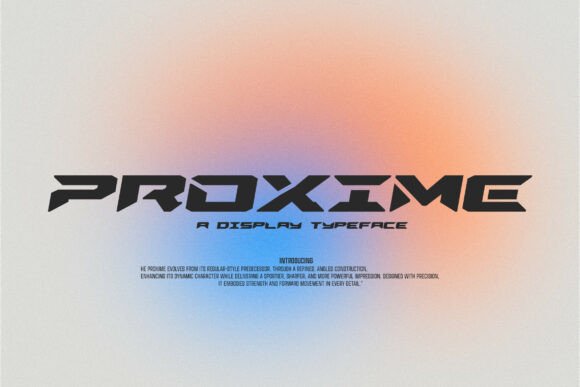 Proxime Oblique: A Font for Dynamic Campaigns