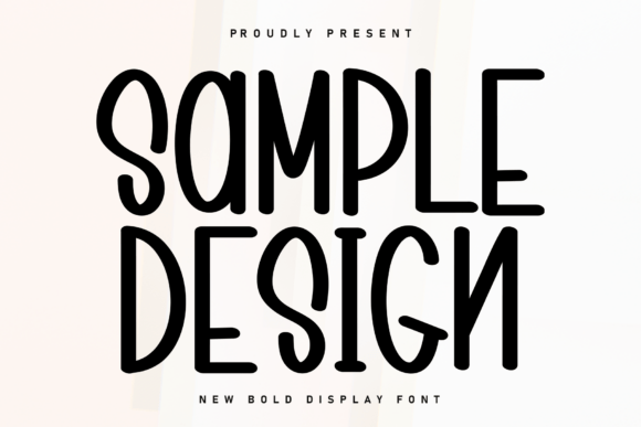 Sample Design Font