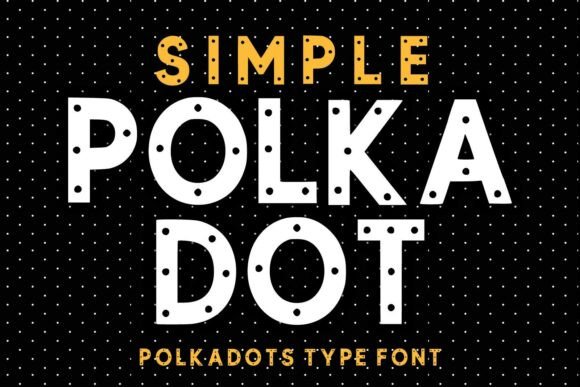 Simple Polkadot Font for Web Design