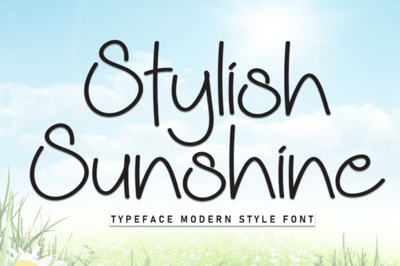 Stylish Sunshine Font for Business Branding