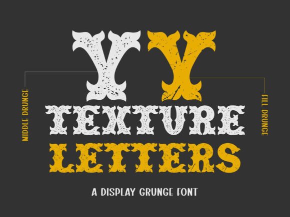 Texture Letters Font for Bold Campaigns