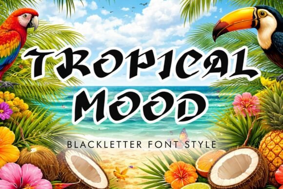 Tropical Mood Font for Web Design